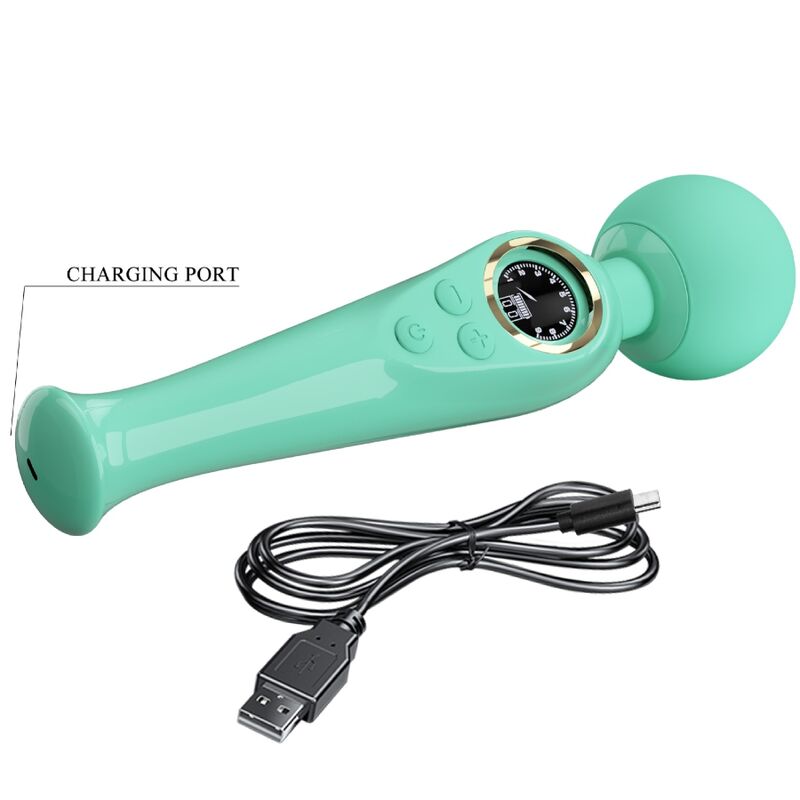 Vibrador  Pretty Love  Skyler  Wand Verde