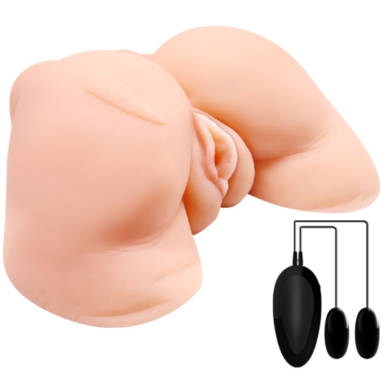 Crazy Bull - Vagina Y Ano Con Malla Realista Con Vibracion