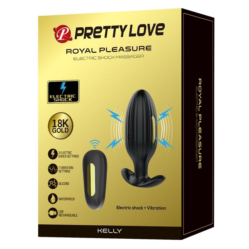 Plug Anal Con Electro Estimulación Usb  Royal Pleasure