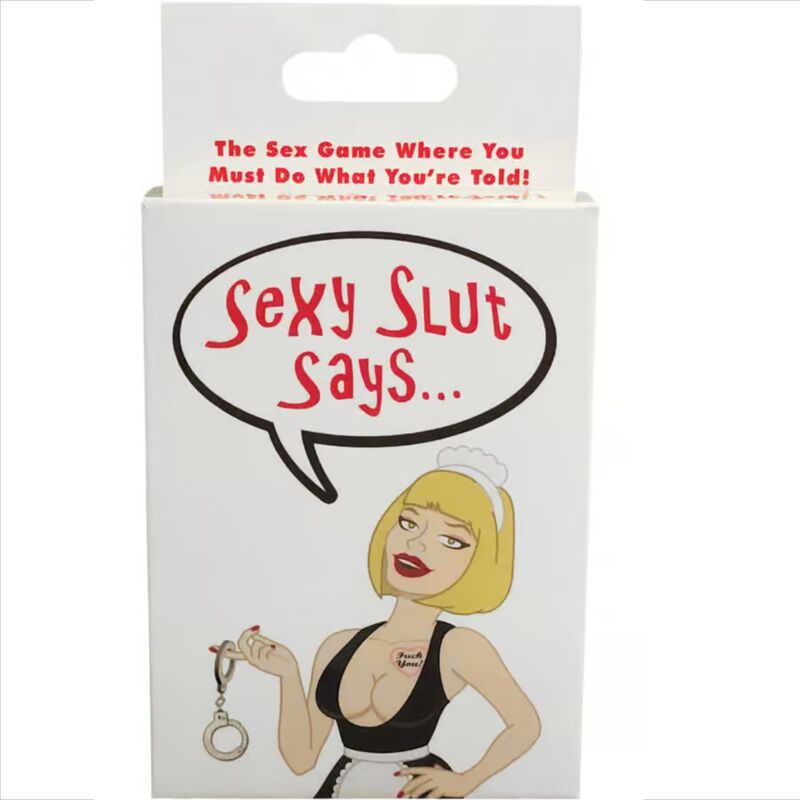 Juego De Cartas Sexy Slut Says...