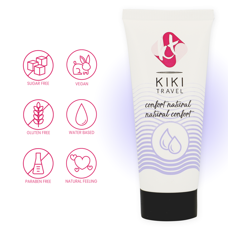 Kikí Travel - Gel Deslizante Natural Confort 50 Ml