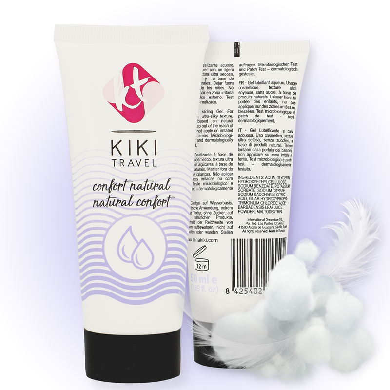 Kikí Travel - Gel Deslizante Natural Confort 50 Ml