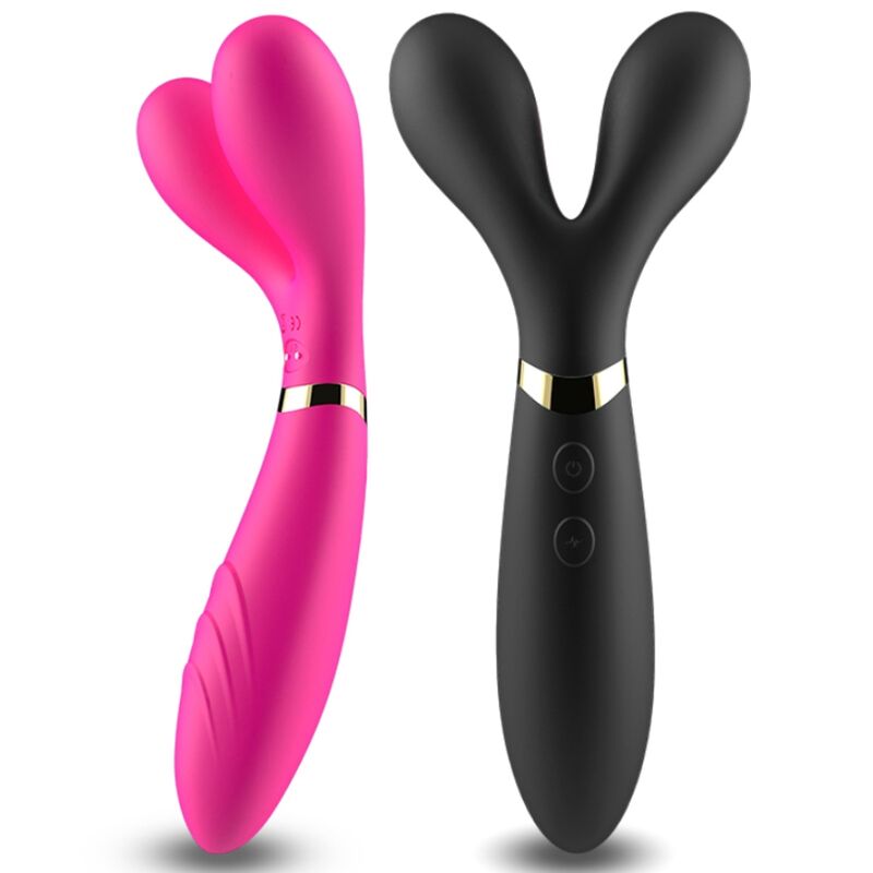 Armony - Y-Wand Masajeador & Vibrador Cabeza Doble Fucsia