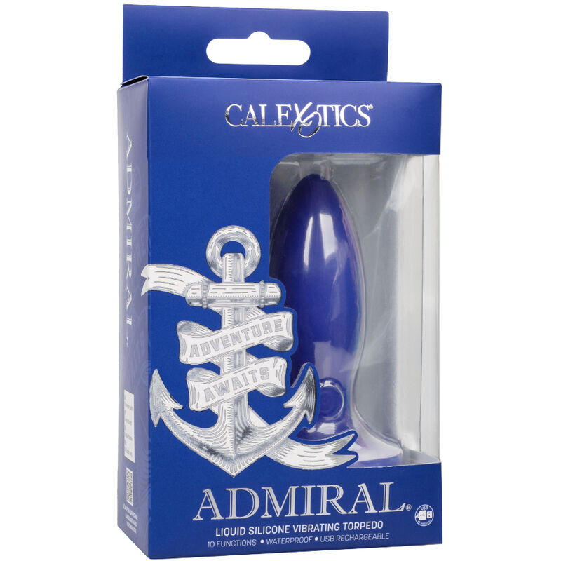 Calexotics - Admiral Torpedo Plug Anal Vibrador Azul