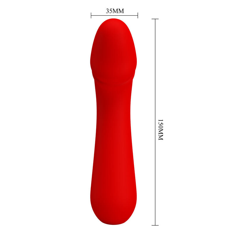Pretty Love  Cetus Vibrador Recargable Rojo