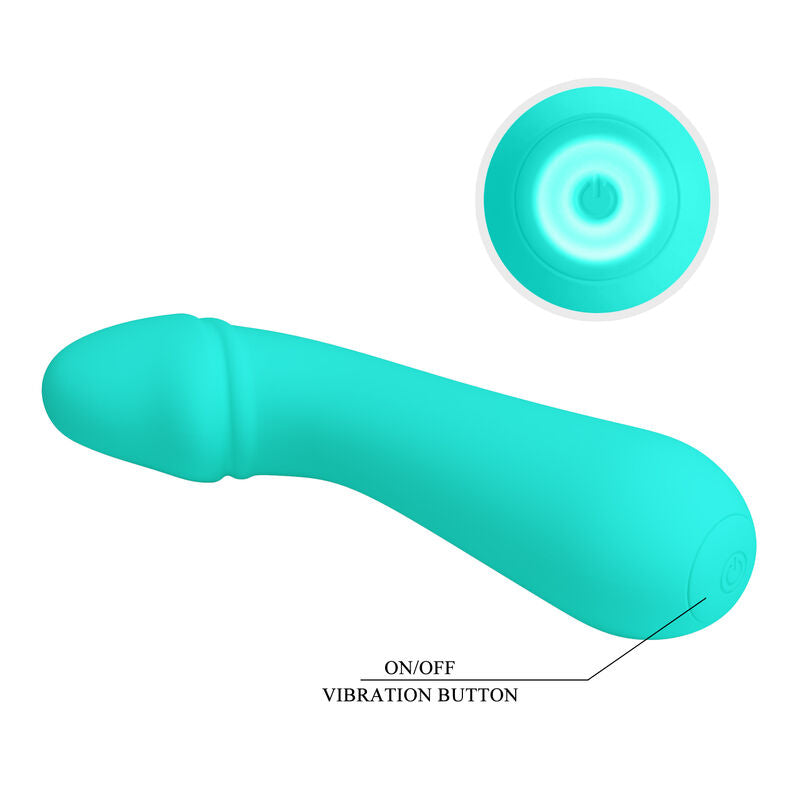 Pretty Love  Cetus Vibrador Recargable Verde Agua