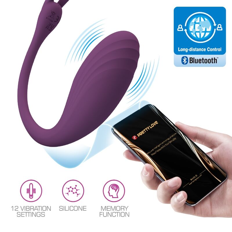 Pretty Love - Catalina Vibrador App Control Remoto Lila