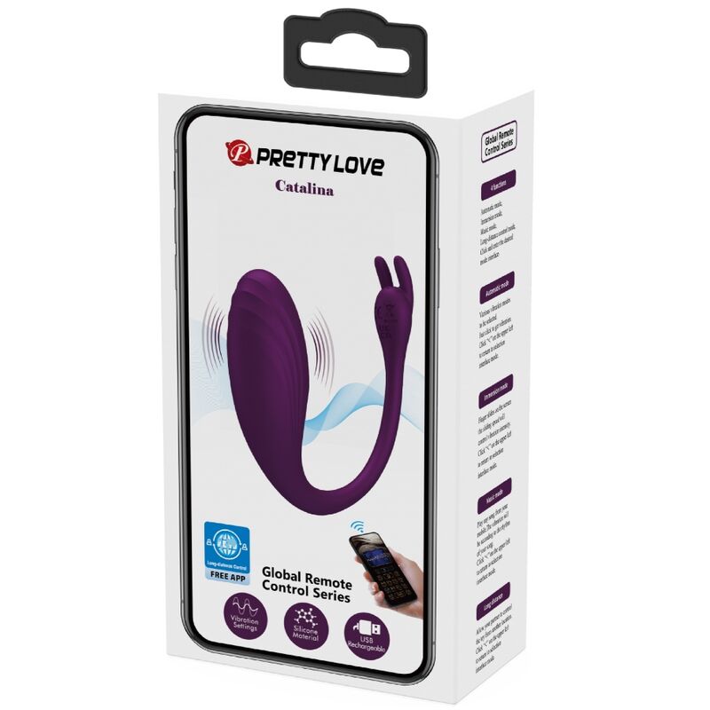 Pretty Love - Catalina Vibrador App Control Remoto Lila