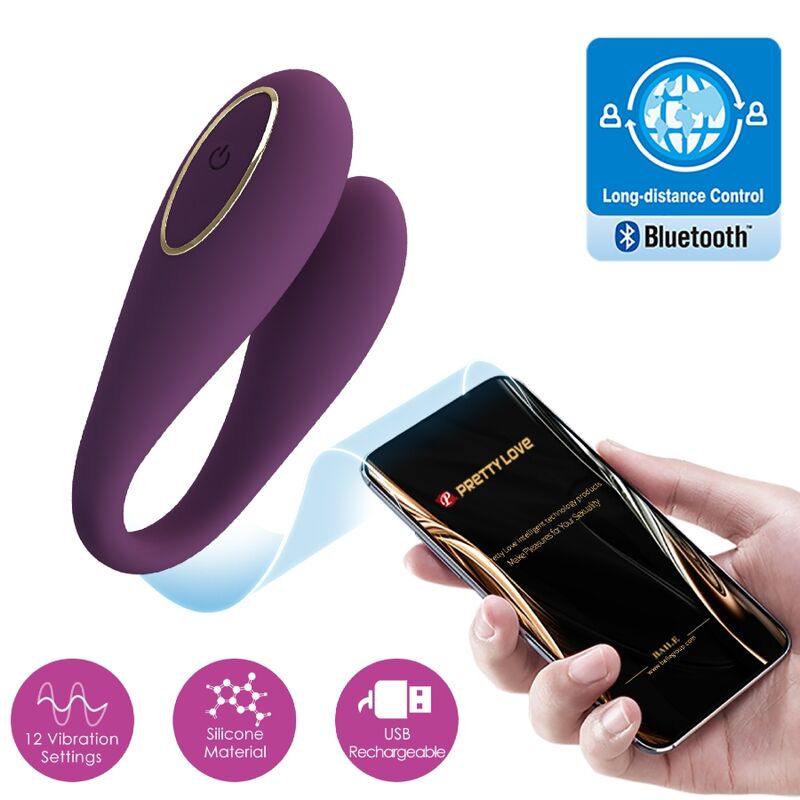 Pretty Love  August Vibrador Doble Placer Global Remote