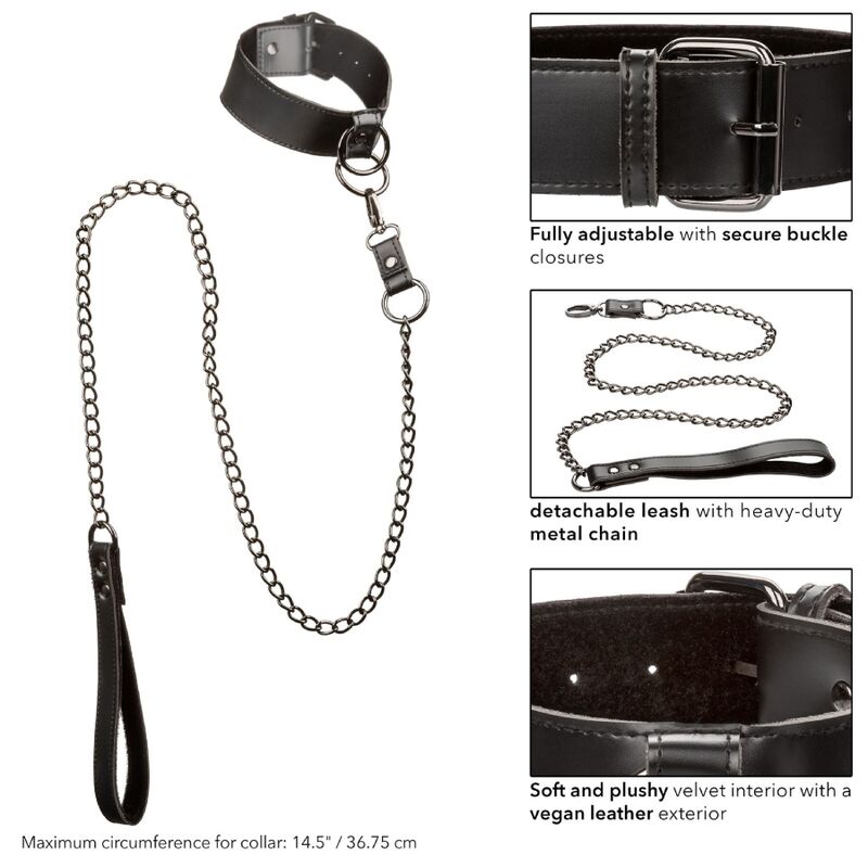 Calexotics - Euphoria Collar Con Correa De Cadena
