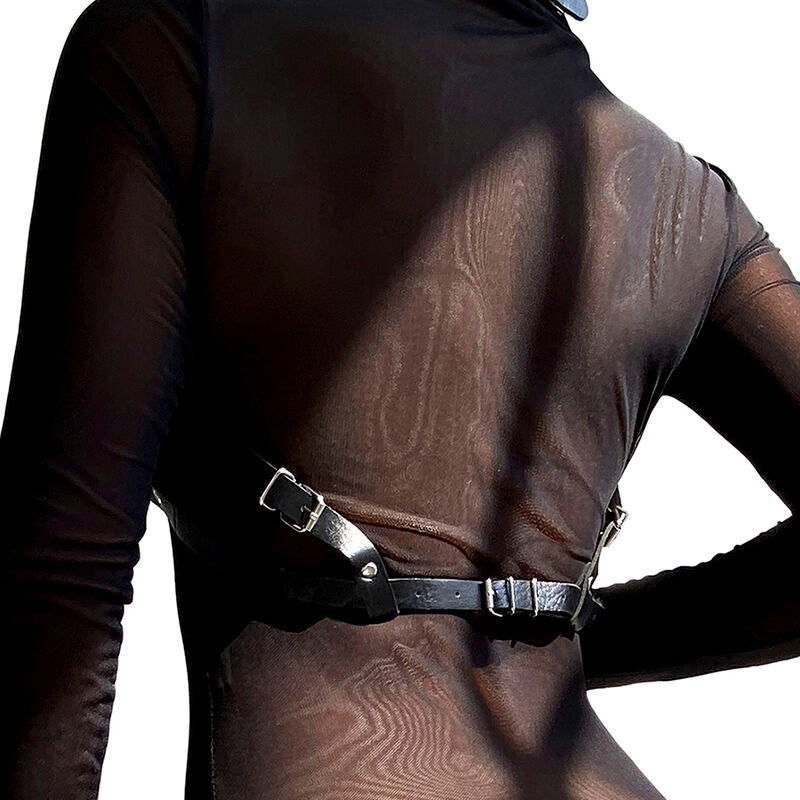 Subblime - Arnés De Pecho Cuero Negro Talla Única