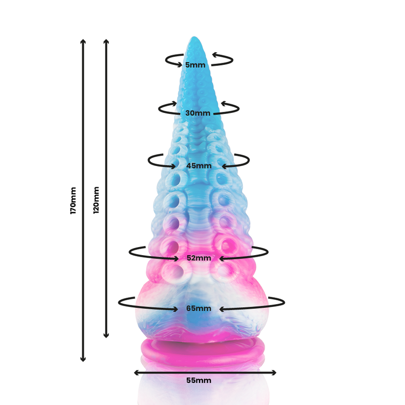 Epic - Phorcys Dildo Tentáculo Azul Tamaño Pequeño