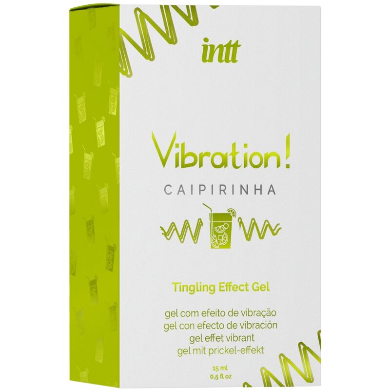 Intt - Potente Estimulante Íntimo Gel Vibrador Liquido Caipirinha 15 Ml