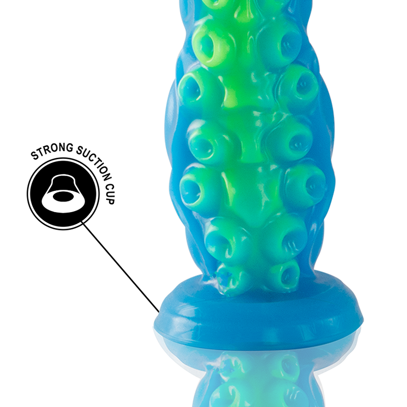 Epic - Scylla Dildo Tentáculo Fino Fluorescente Tamaño Grande