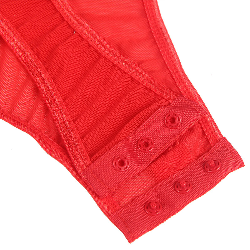 Subblime - Teddy Con Liguero Detalle Tiras Pecho Rojo L/Xl