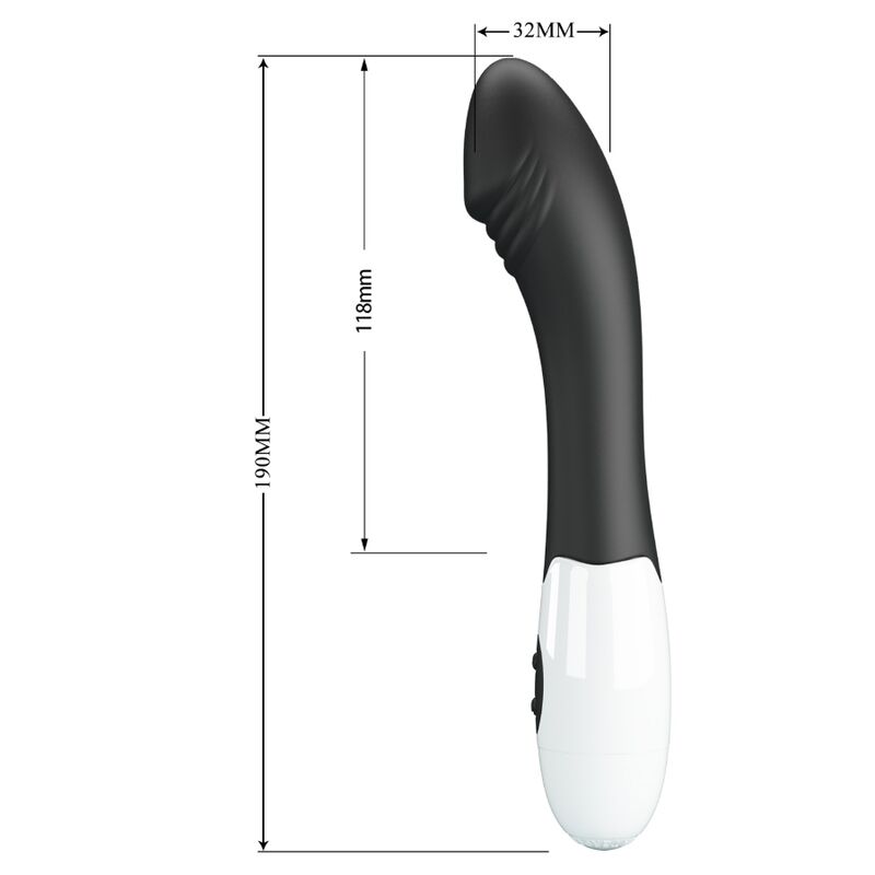 Pretty Love - Elemental Vibrador Punto G 30 Modos Negro
