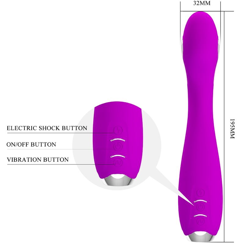 Pretty Love - Hector Vibrador Electroshock App Gratuita Violeta