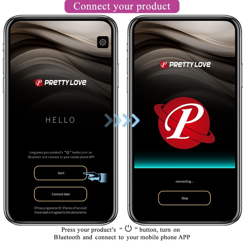 Pretty Love - Hector Vibrador Electroshock App Gratuita Violeta