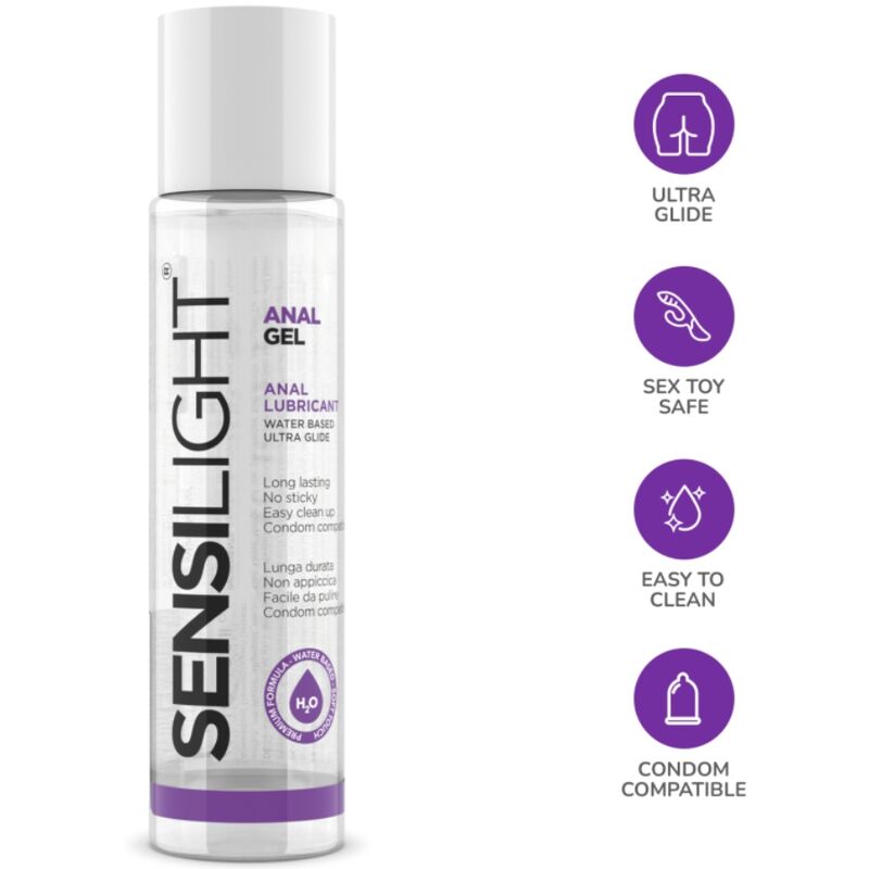 Intimateline - Sensilight Gel Anal Deslizante 60 Ml