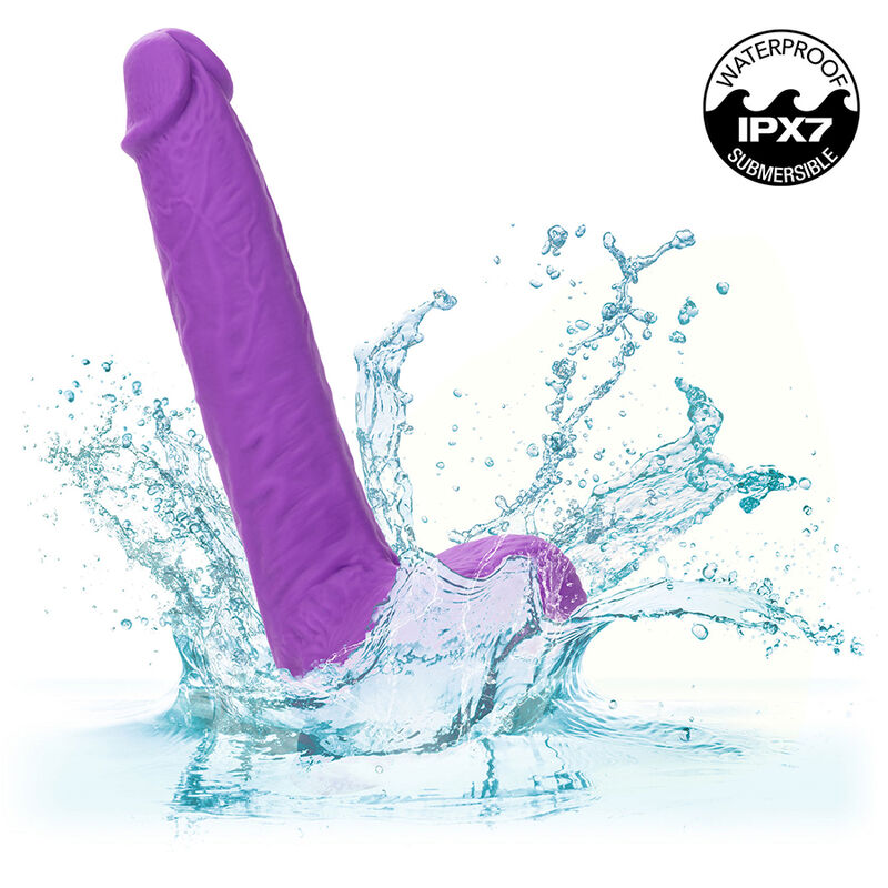 Calexotics - Studs Vibrador Recargable Y Giratorio 10 Vibraciones Violeta