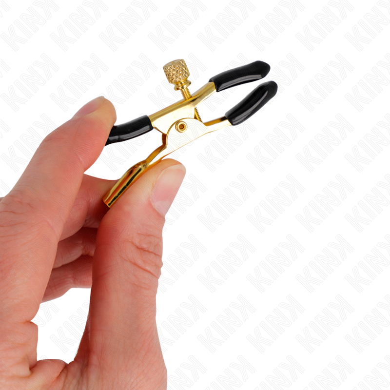 Kink - Pinzas Para Pezones Dorado 6 Cm