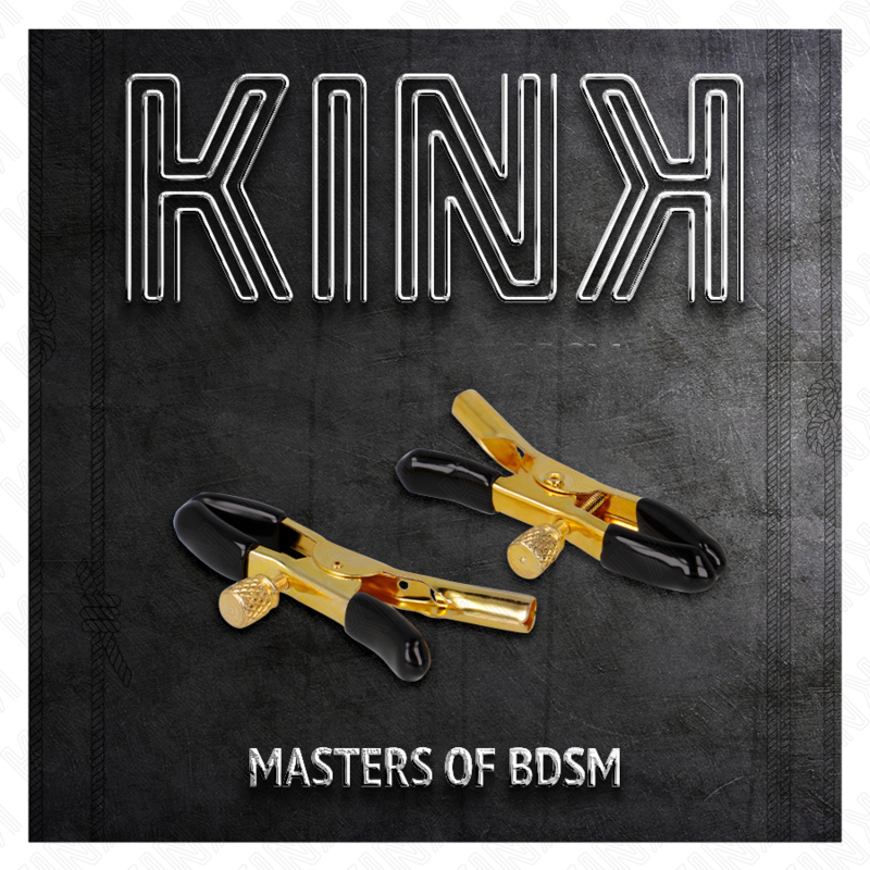 Kink - Pinzas Para Pezones Dorado 6 Cm