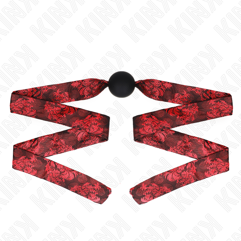 Kink - Mordaza De Bola 4.5 Cm De Silicona Scandal Modelo 2 146 X 4 Cm