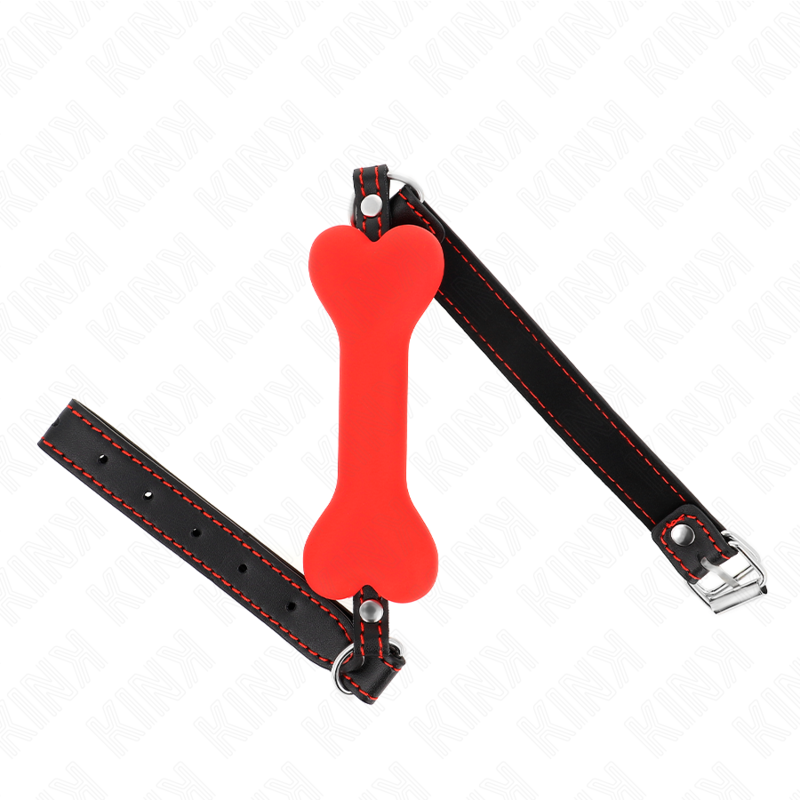 Kink - Mordaza De Hueso 12 Cm Rojo 63 X 2 Cm