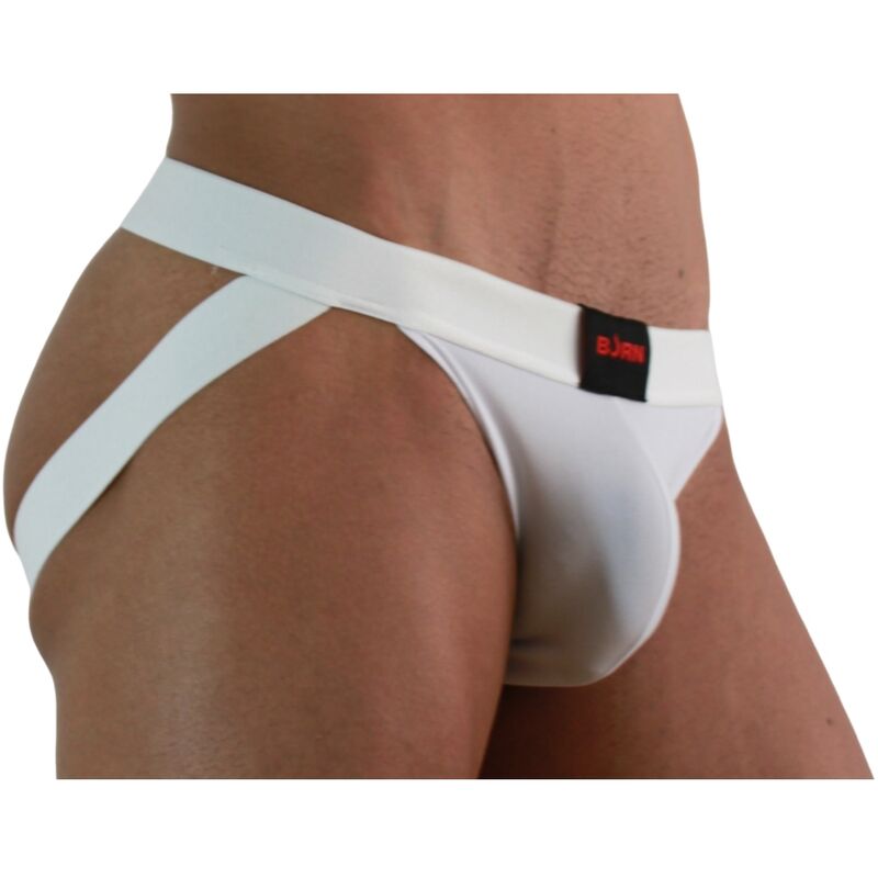 Burn - 007 Jock Lycra Blanco M