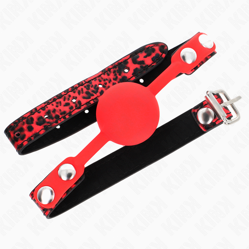 Kink - Mordaza De Bola 4 Cm De Silicona Modelo 2 60 X 2 Cm