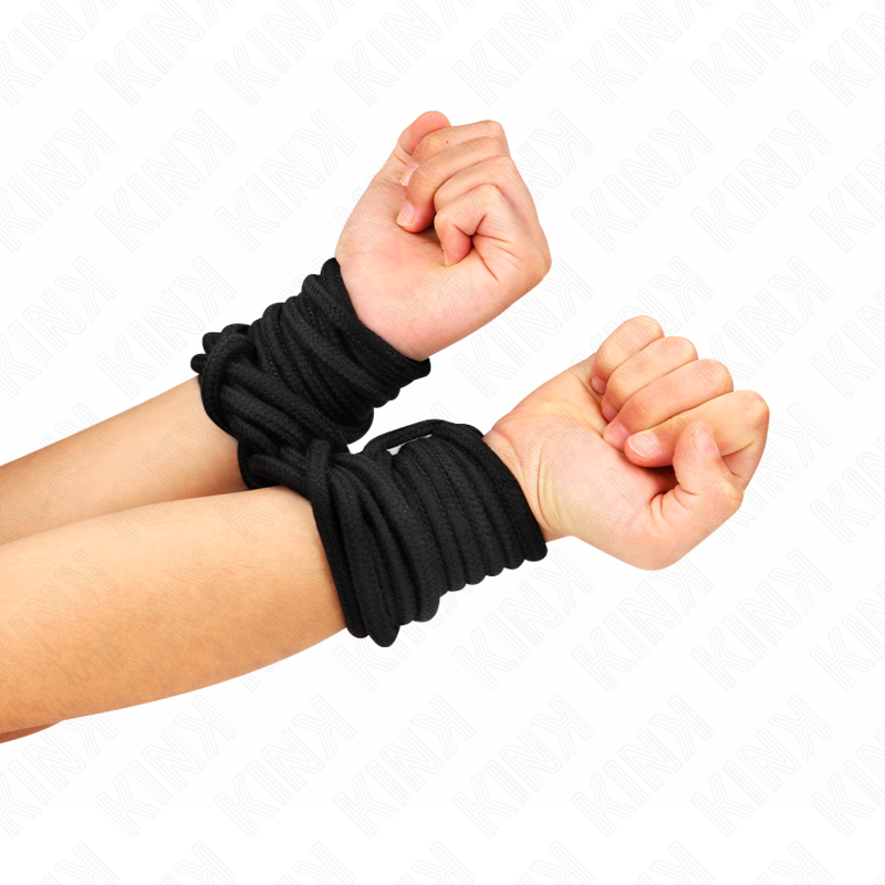 Kink - Cuerda De Algodón 10 Metros Negro