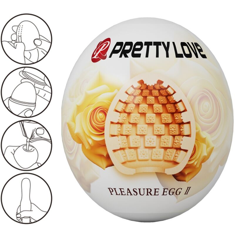 Huevo Masturbador Pleasure Egg Ii Naranja