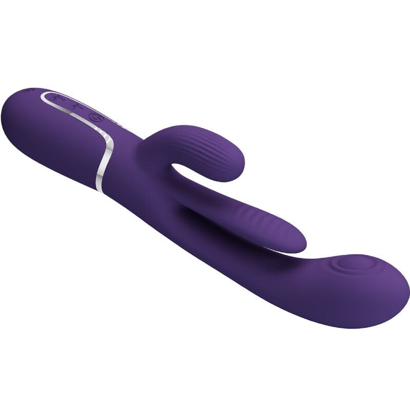 Pretty Love - Shania Triple Vibrador Rabbit Multifunción Morado