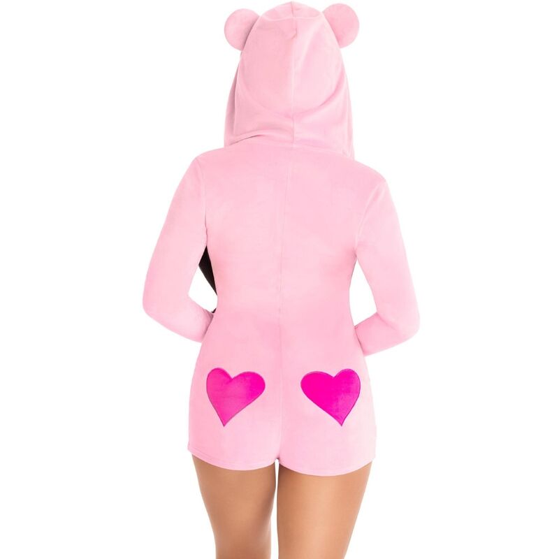 Leg Avenue - Body Osito Terciopelo Rosa M