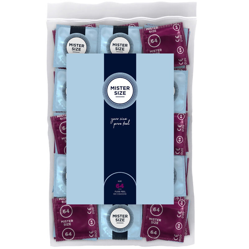 Mister Size - Preservativos Talla Xxl 64 Mm (100 Unidades)