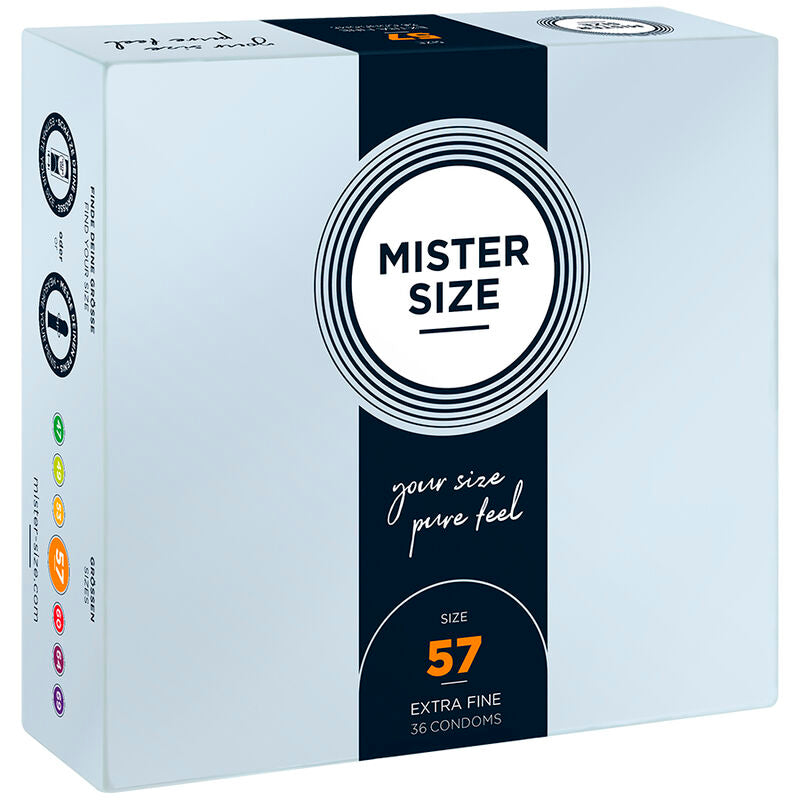 Mister Size - Preservativos Talla L 57 Mm (36 Unidades)