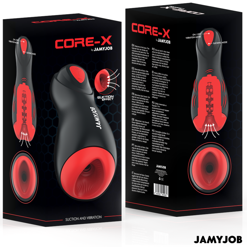 Jamyjob - Core-X Masturbador Automático 5 Modos Succión Y Vibración