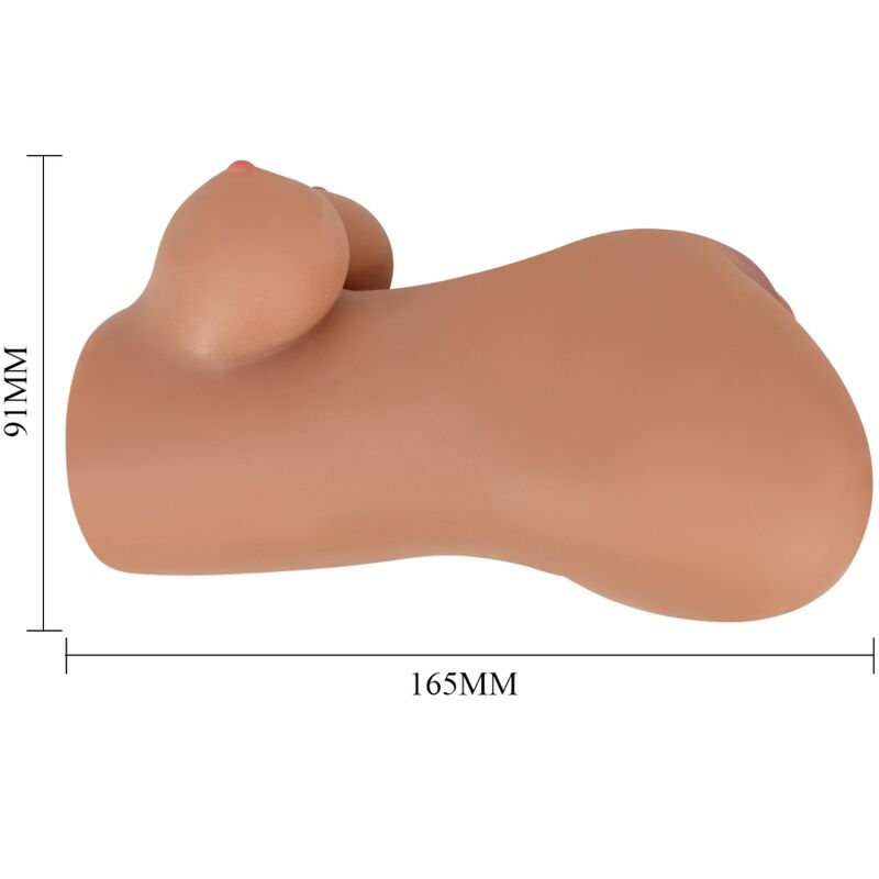 Crazy Bull - Hannah Masturbador Doble Vagina & Ano Realístico Mulato