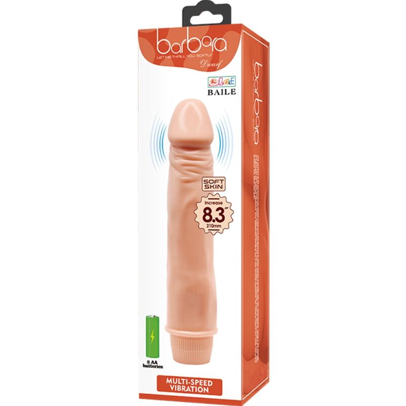 Vibrador Color Natural 21.5 Cm