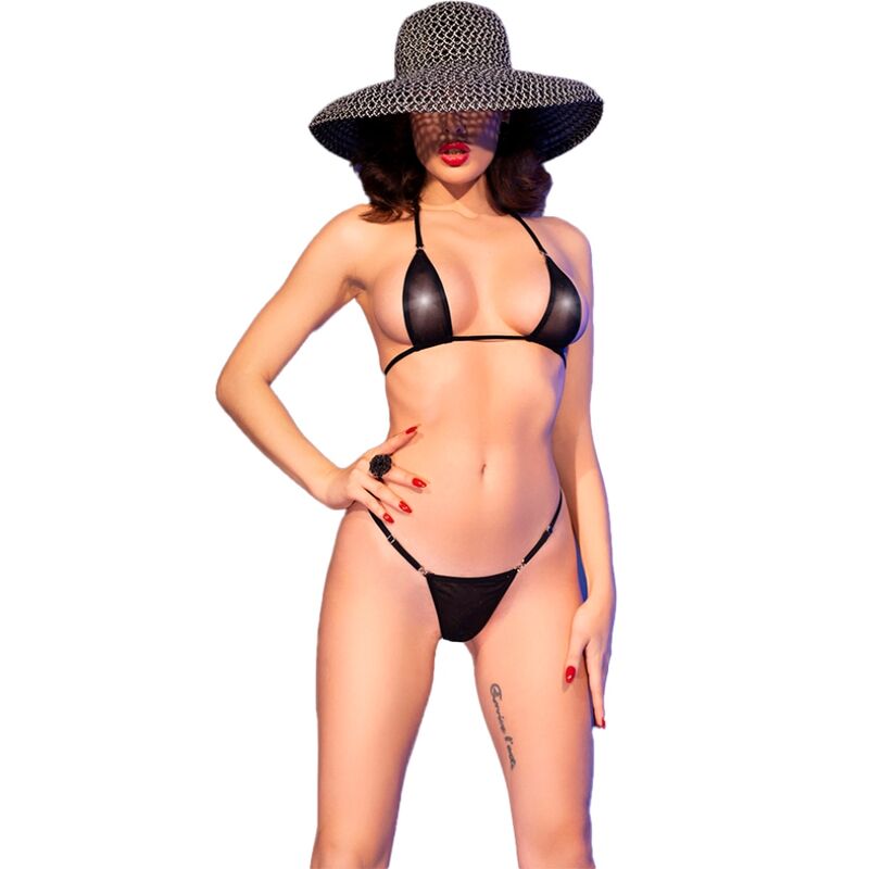 Chilirose - Cr 4840 Micro Bikini Negro S/M