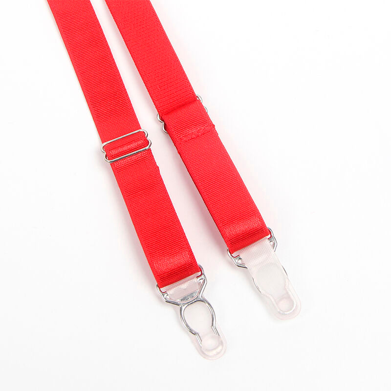 Subblime - 955267 Set Sujetador Con Liguero Bondage Rojo L/Xl
