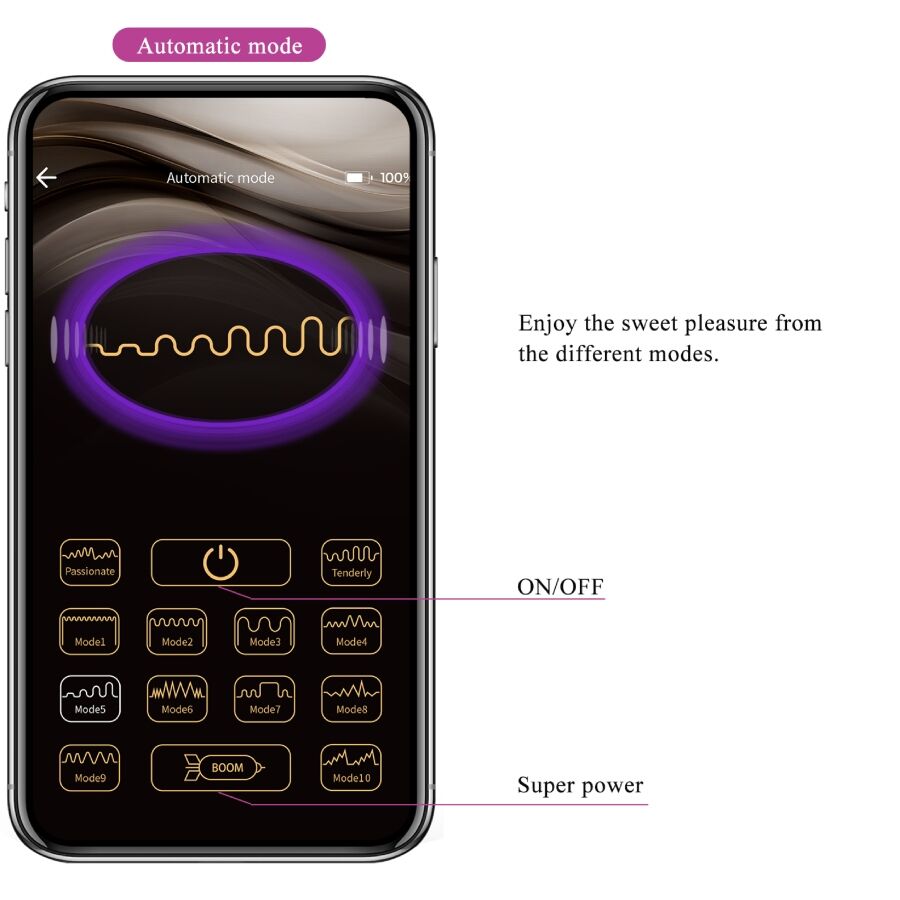 Pretty Love - Leviathan Vibrador Controlado Por App Morado