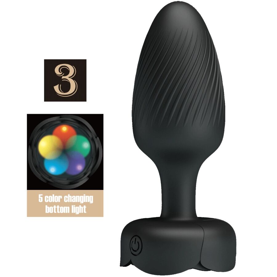 Pretty Love - Osborn Plug Anal Con Luz Led 9.8 Cm