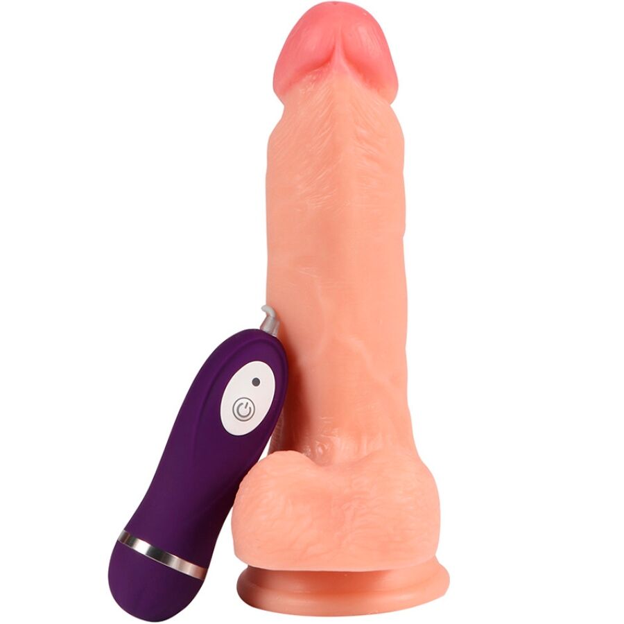 Shequ - Iron Dragon Dildo Vibrador Con Control Remoto 17,5 Cm