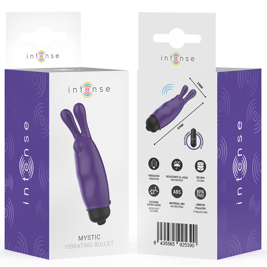 Intense - Mystic Bala Vibradora Morado 8.7 X 2.4 Cm