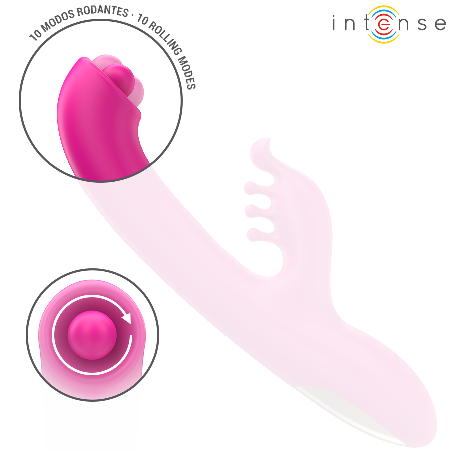 Intense - Christina Vibrador Multifunción Rabbit 22.5 Cm Rosa