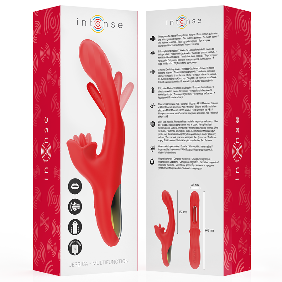 Grant Vibrador Con Flipping Y Lengua Licking 360º