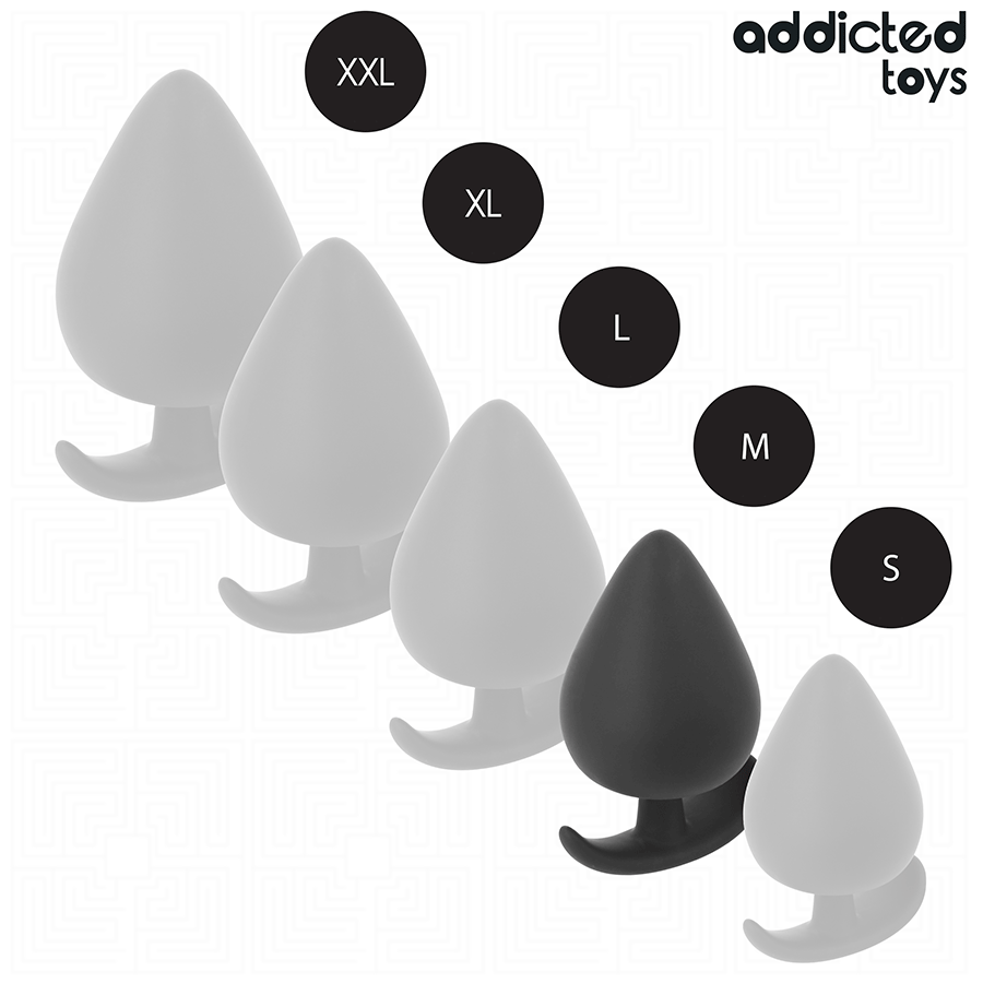 Addicted Toys - Plug Anal Silicona Talla M 6,6 Cm