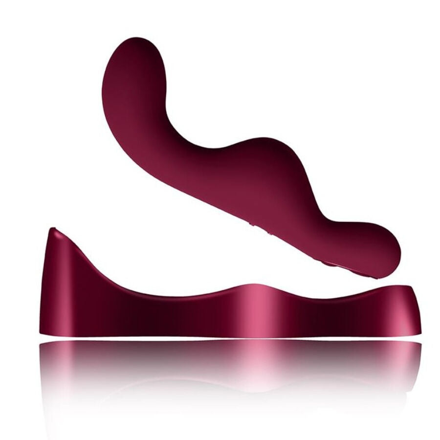 Vibrador Del Punto G Varita Wand  Ruby Glow Blush Rojo