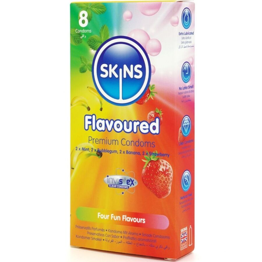 Skins - Preservativo Sabores Varios 12 Uds
